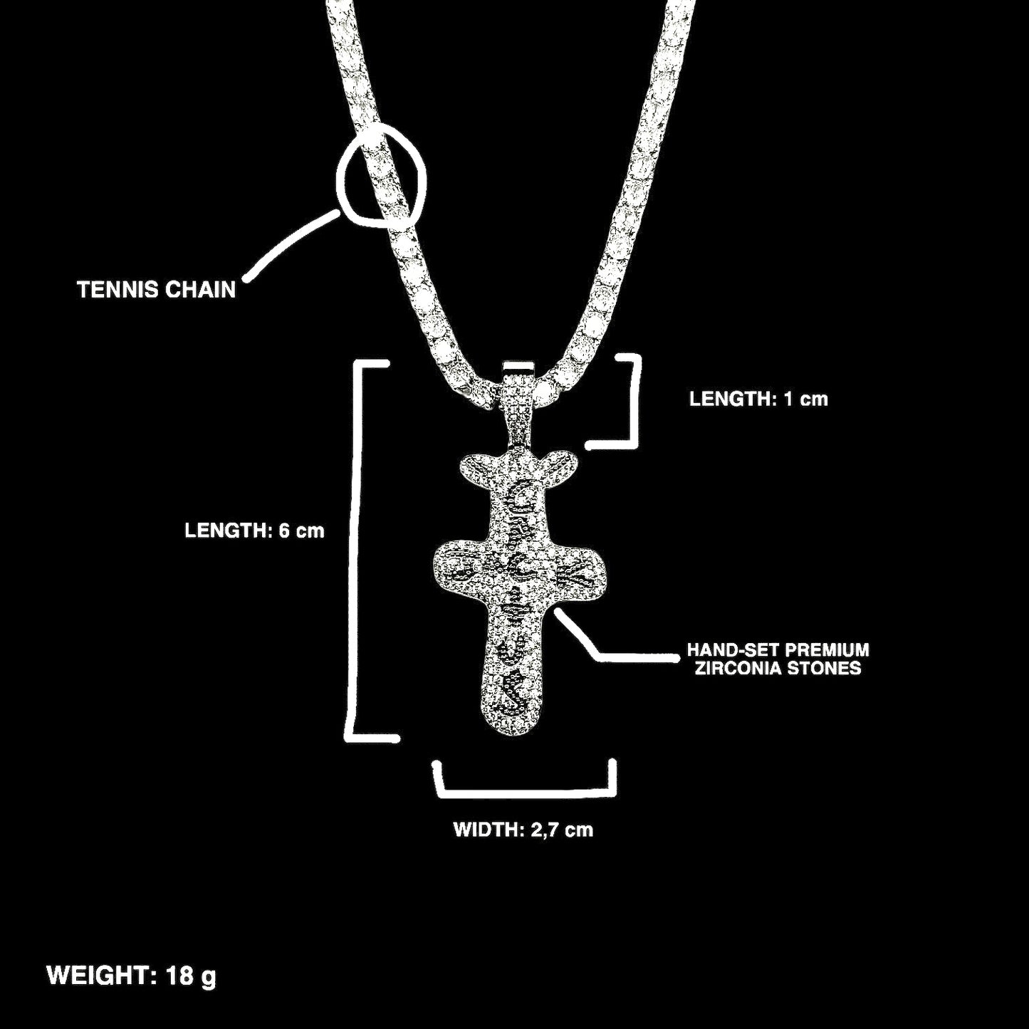 CACTUS JACK CROSS TENNIS CHAIN V2