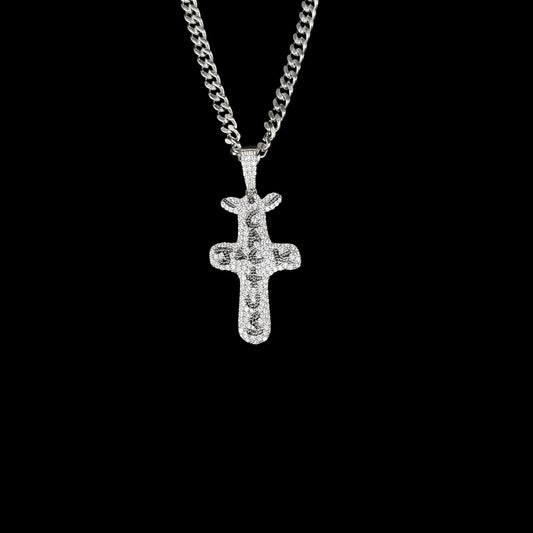 ICED CACTUS JACK CROSS CUBAN CHAIN