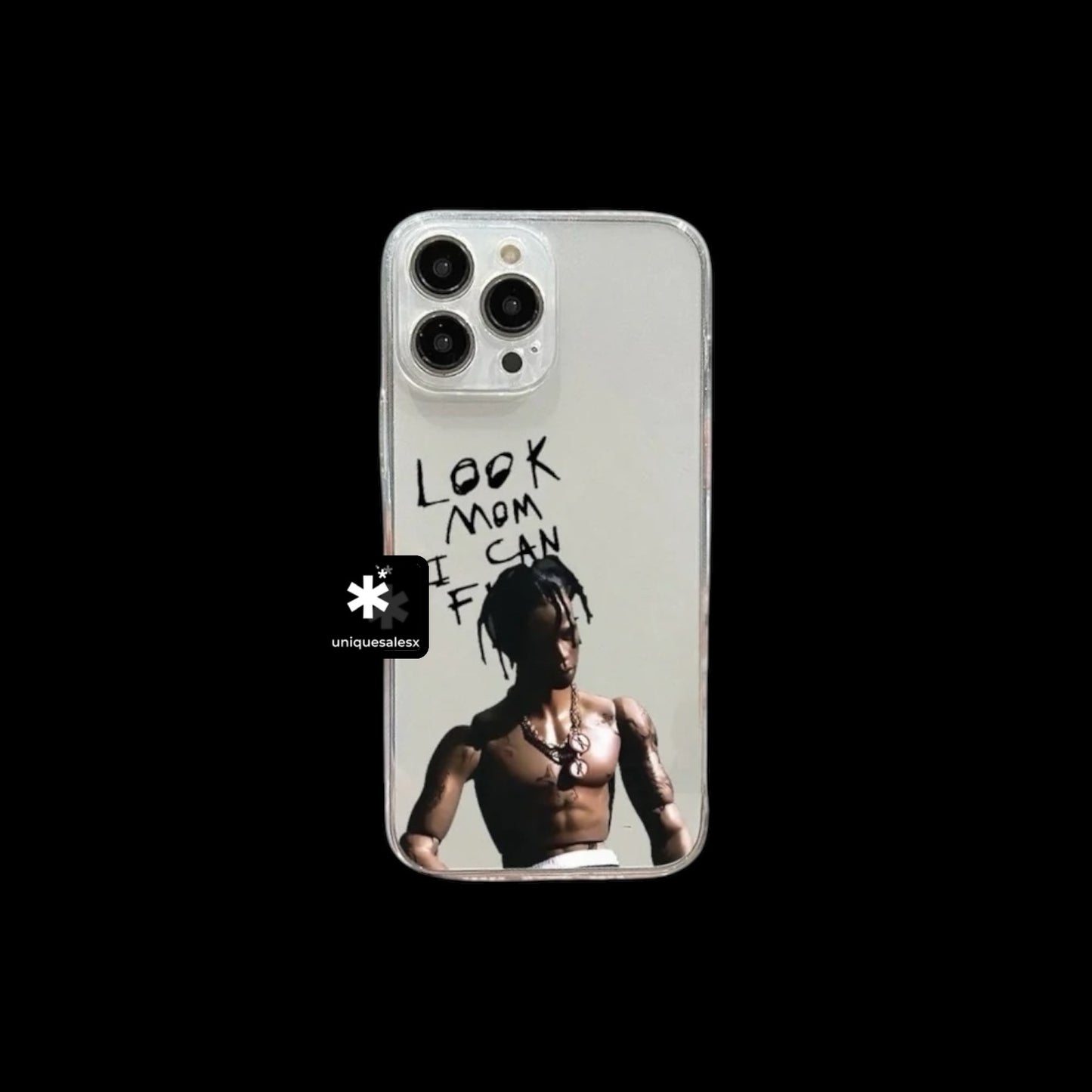 IPHONE TRAVIS TRANSPARENT CASE